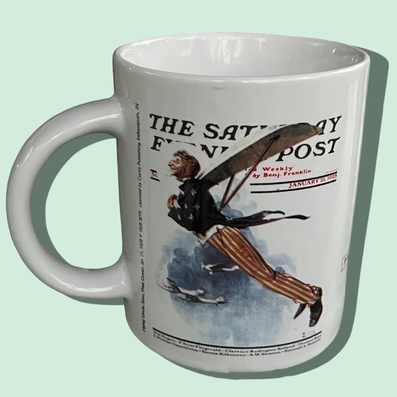 Saturday Evening Post Norman Rockwell Patriotic Collection Coffee Mugs. Set of 2 - Picture 3 of 7